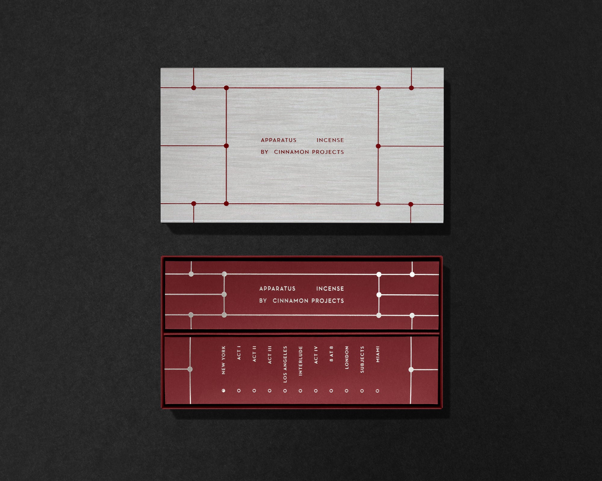 APPARATUS • SERIES BOX – CINNAMON PROJECTS