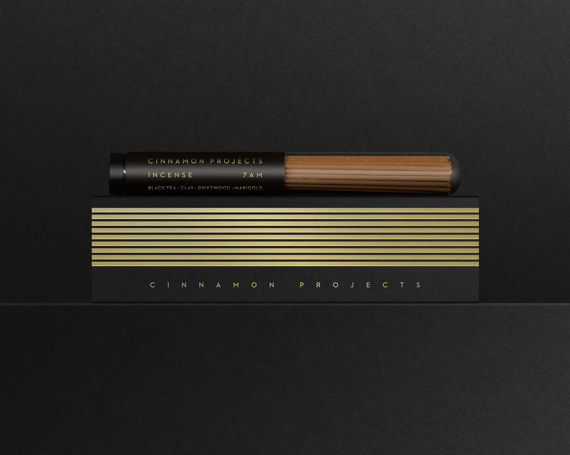 7AM Incense – Black Tea, Clay, Driftwood & Marigold | Cinnamon