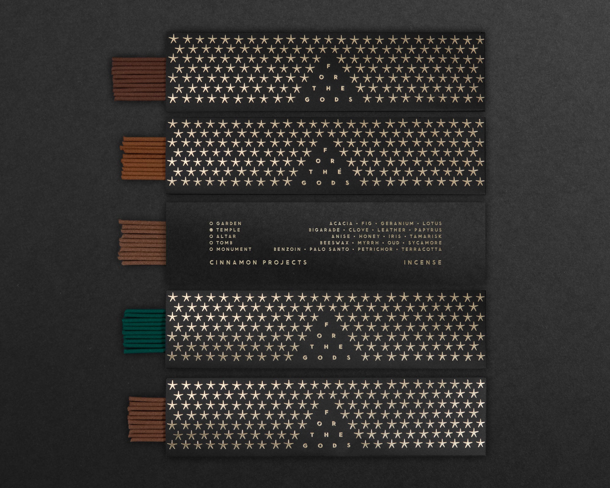 FOR THE GODS • INCENSE • SERIES BOX