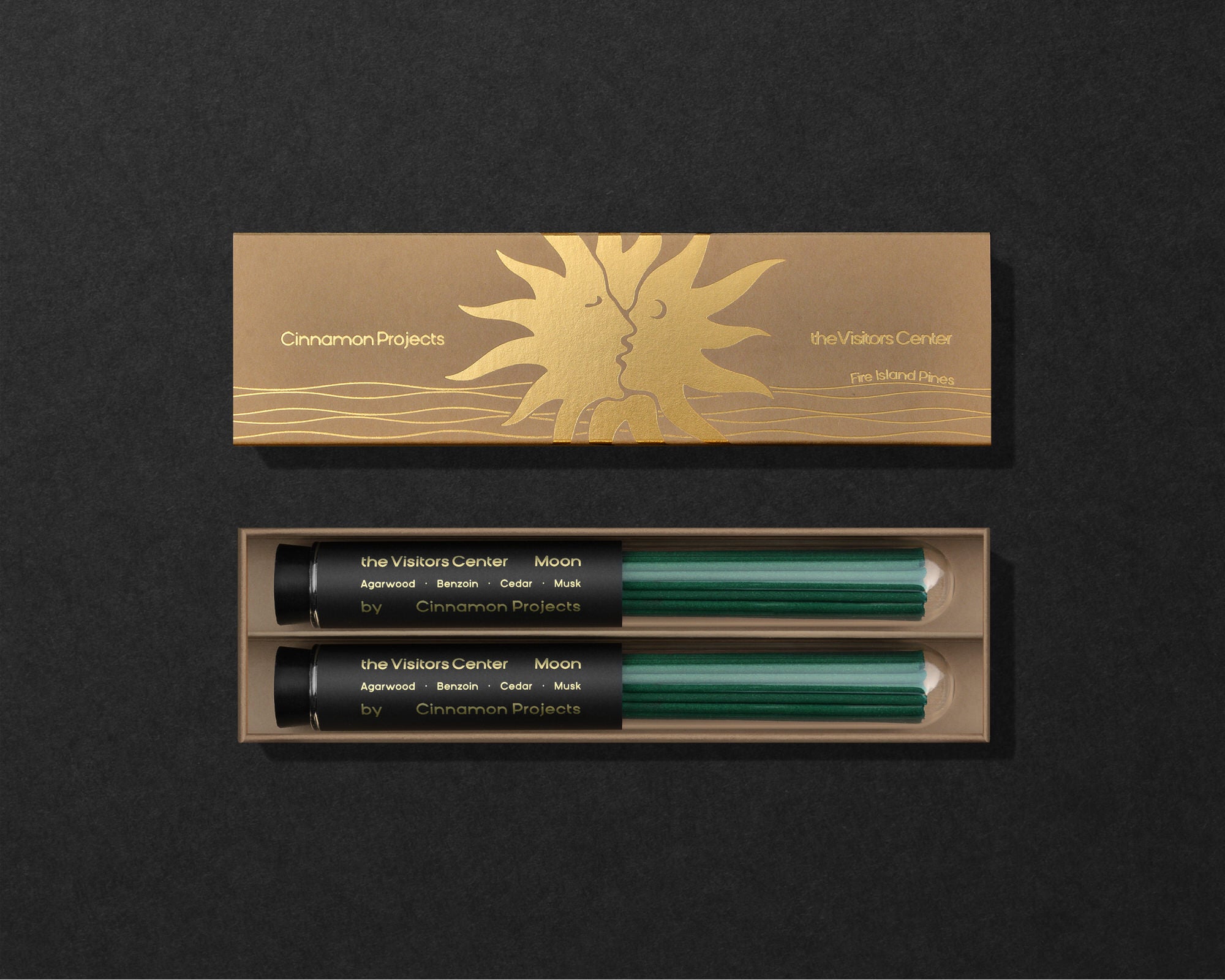 CINNAMON PROJECTS FOR THE VISITORS CENTER • INCENSE • MOON