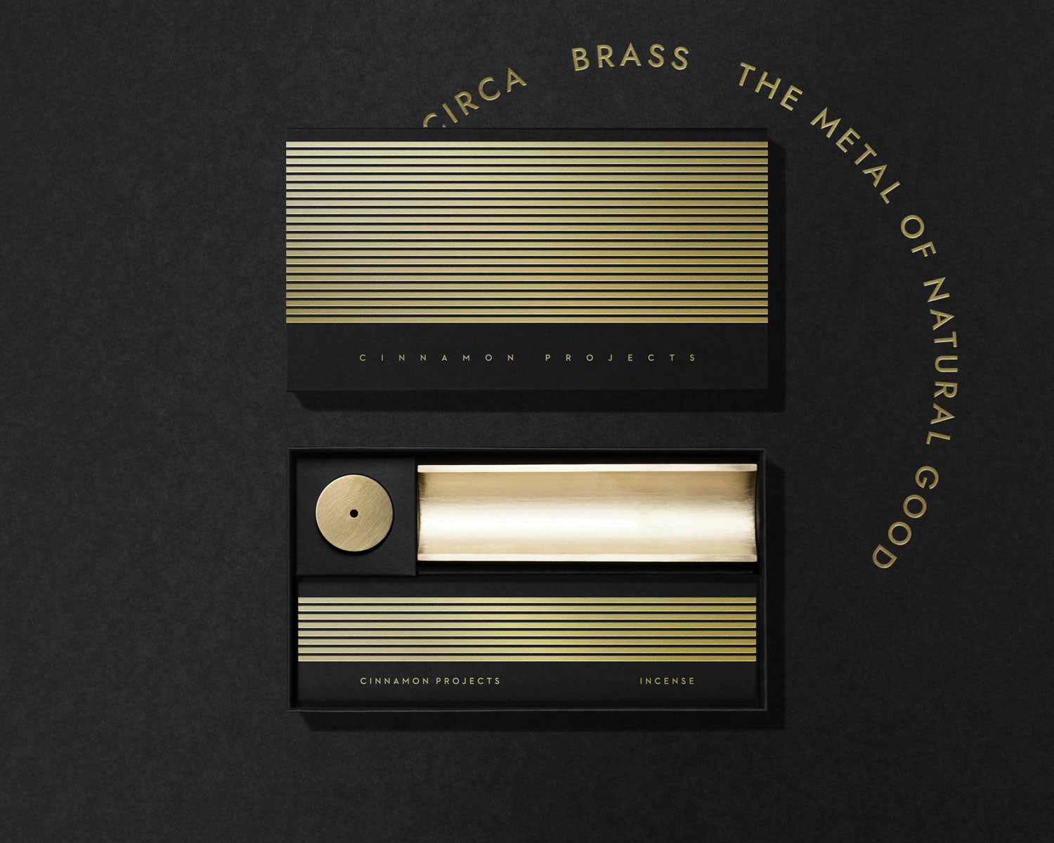 BOX + CIRCA • BRASS